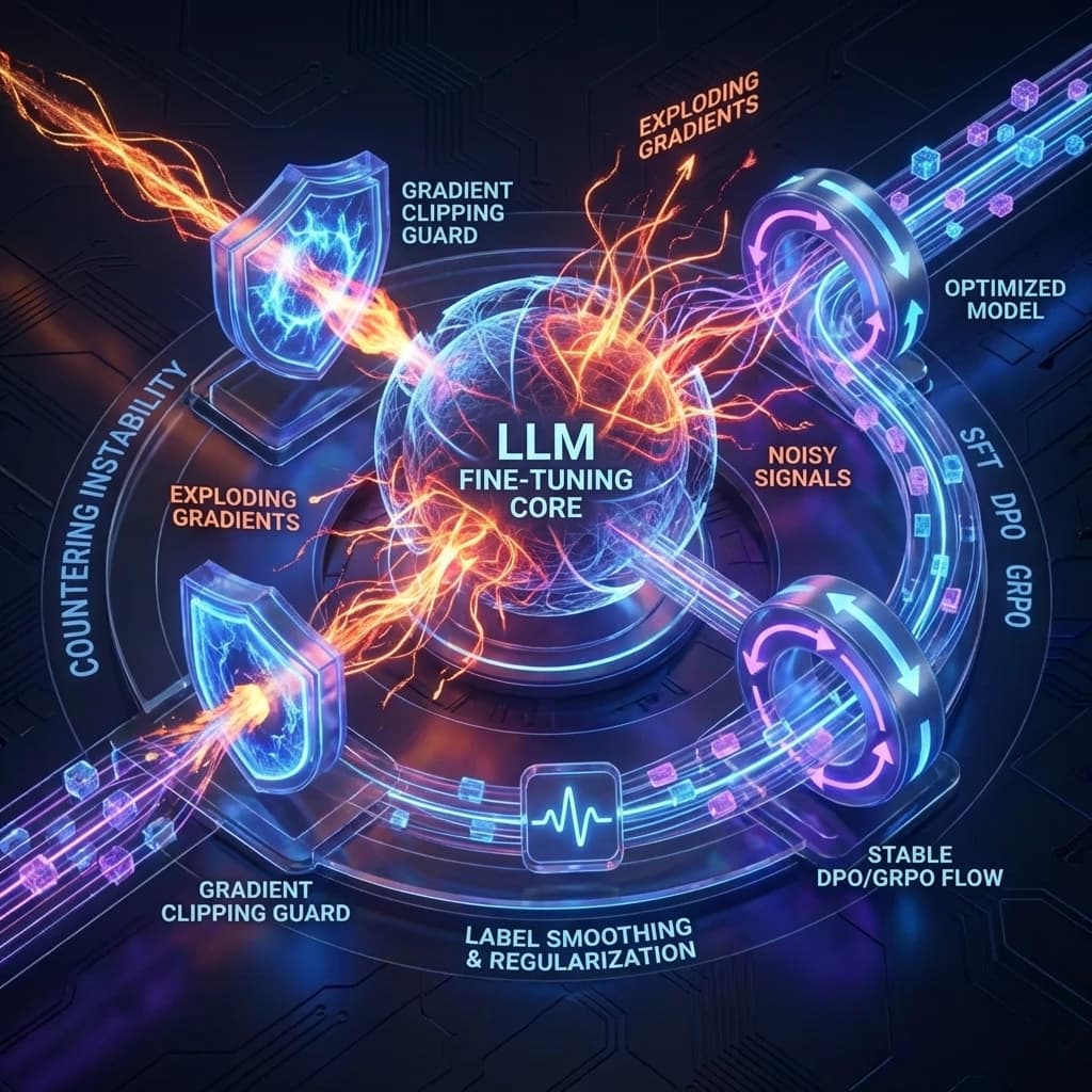 Ways to Counter Exploding Gradient During Fine Tuning LLMs